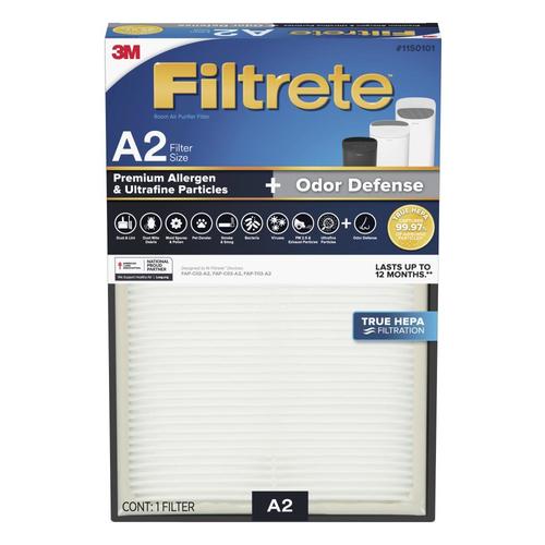 Filtrete Premium Allergen And Ultrafine Particles Size A2 True Hepa Air Purifier Filter In The Air Purifier Filters Department At Lowes Com