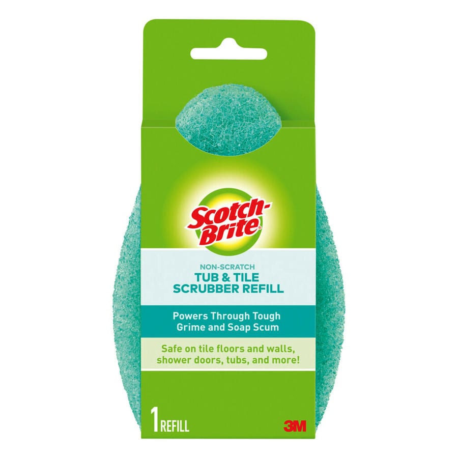 ScotchBrite NonScratch Tub and Tile Scrubber Refill in the Tile