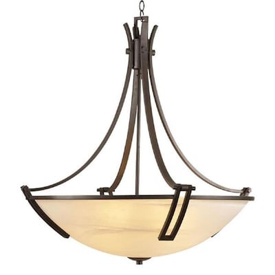 PLC Lighting 6-Light Oil Rubbed Bronze Transitional Chandelier PLC Lighting 6-Light Oil Rubbed Bronze Transitional Chandelier