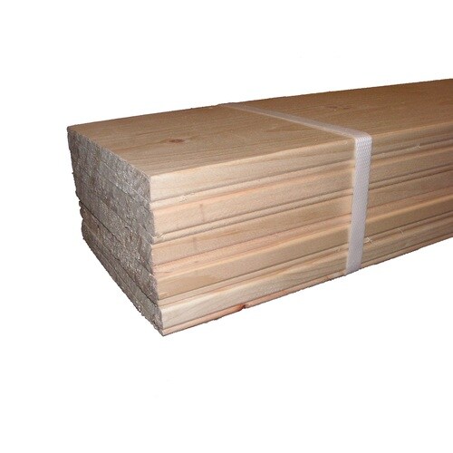 Natural Wood Grain Pine Untreated Wood Siding Panel (Common: 0.5-in x 6 ...