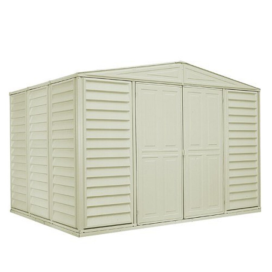 Duramax Building Products 10 Ft X 8 Ft Storage Shed Actuals 10 5 Ft X 7 75 Ft In The Vinyl Resin Storage Sheds Department At Lowes Com