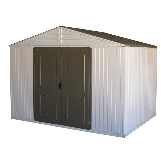 DuraMax Building Products 10-ft x 8-ft Vinyl Storage Shed at Lowes.com