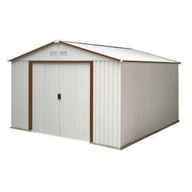 Sheds At Lowes Duramax Building Products Galvanized Steel Storage Shed Common 10 Ft X 12