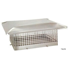 The Forever Cap 14 In W X 18 5 In L Stainless Steel Rectangular Chimney The Forever Cap 14 In W X 18 5 In L Stainless Steel Rectangular Chimney