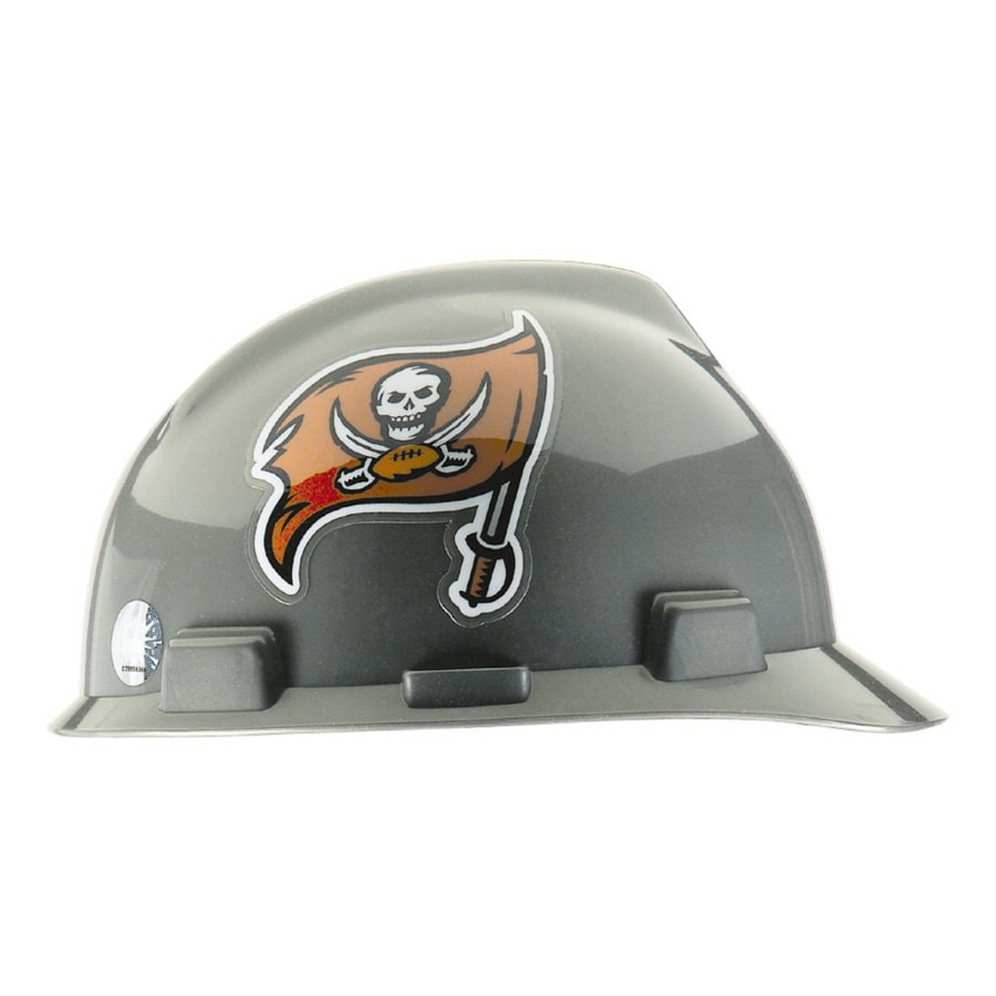 MSA Standard Size Tampa Bay Buccaneers NFL Hard Hat in the Hard Hats  department at