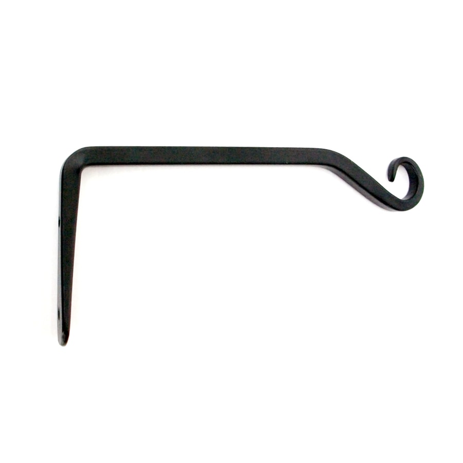 Patio Life 6.75in Black Steel Traditional Plant Hook at
