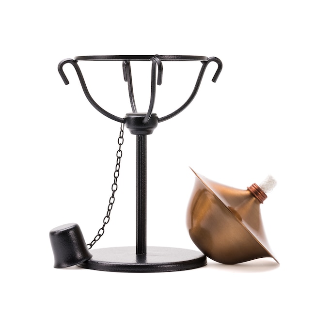 Patio Life 12-in Copper Citronella Tabletop Torch at Lowes.com