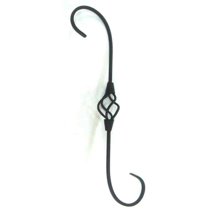 Patio Life 12in Black Steel Plant Hook at