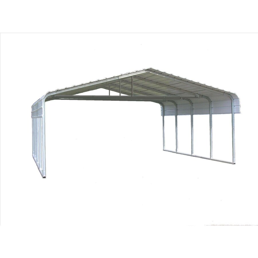 VersaTube 18-ft x 29-ft Metal Carport at Lowes.com