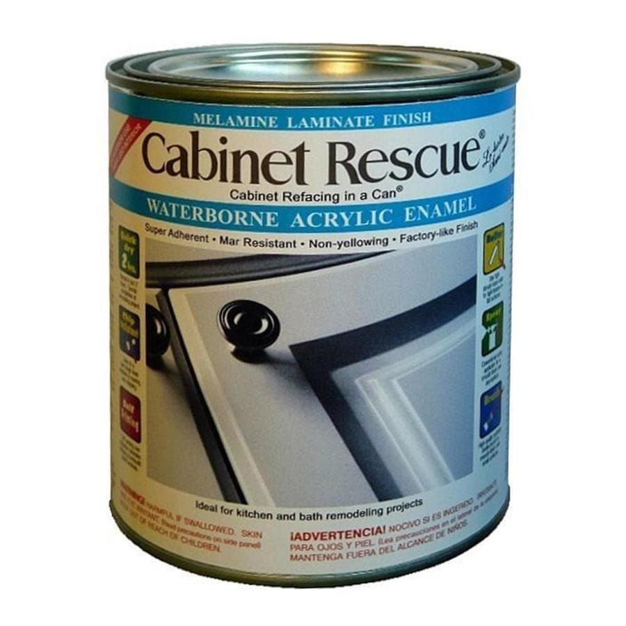 Cabinet Rescue Eggshell White Acrylic Enamel Paint Actual Net