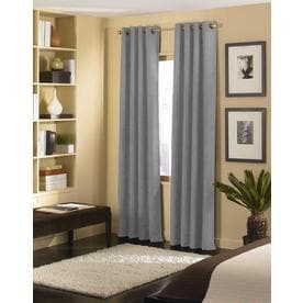 Curtainworks Cameron Curtain Panel - Pewter (84")