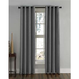 108"x50" Lenox Gommet Top Room Darkening Curtain Panel Gray - Curtainworks