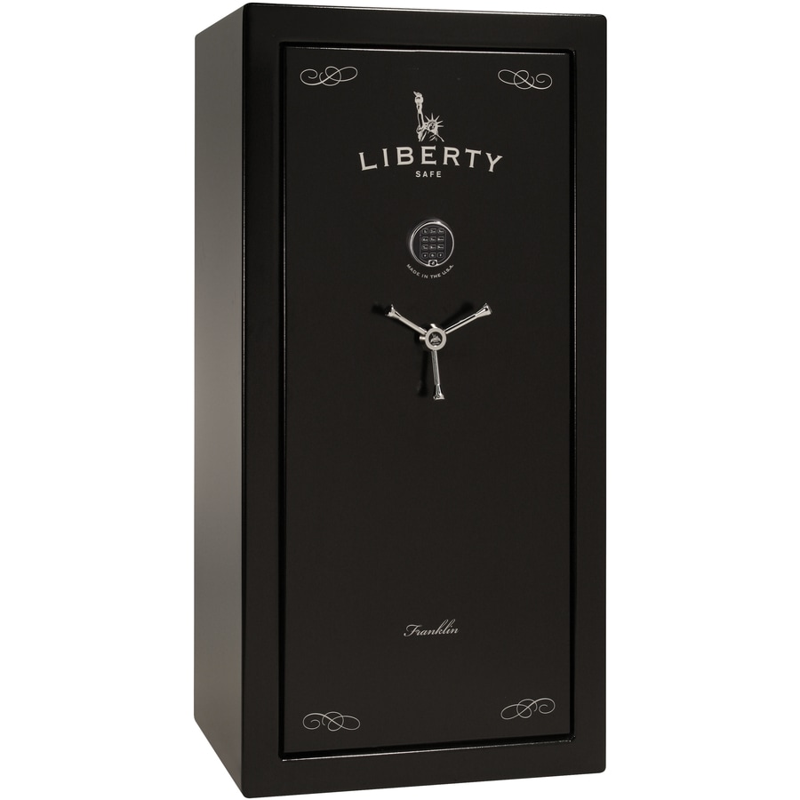 Liberty FR27 BKT Franklin 27-Gun Textured Black Gun Safe with Electronic Lock