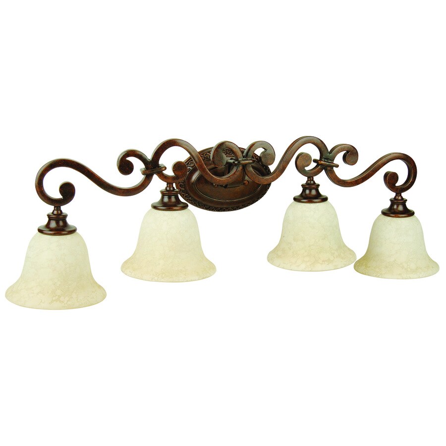 Craftmade Toscana 4 Light Bronze Traditional Vanity Light At Lowes Com