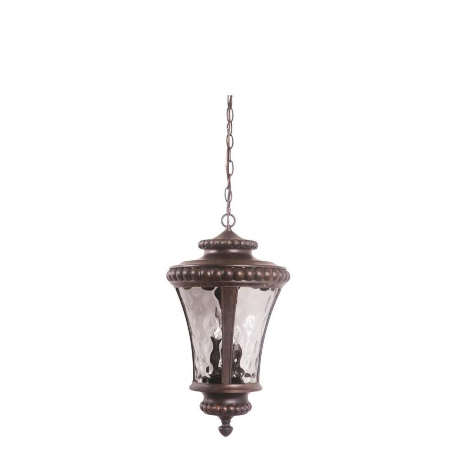 Craftmade Prescott Ii Peruvian Bronze Outdoor Traditional Textured Glass Lantern Pendant Light In The Pendant Lighting Department At Lowes Com