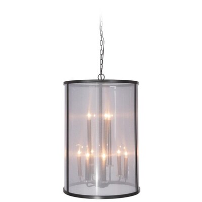 Craftmade Danbury 9-Light Matte Black Transitional Chandelier Craftmade Danbury 9-Light Matte Black Transitional Chandelier