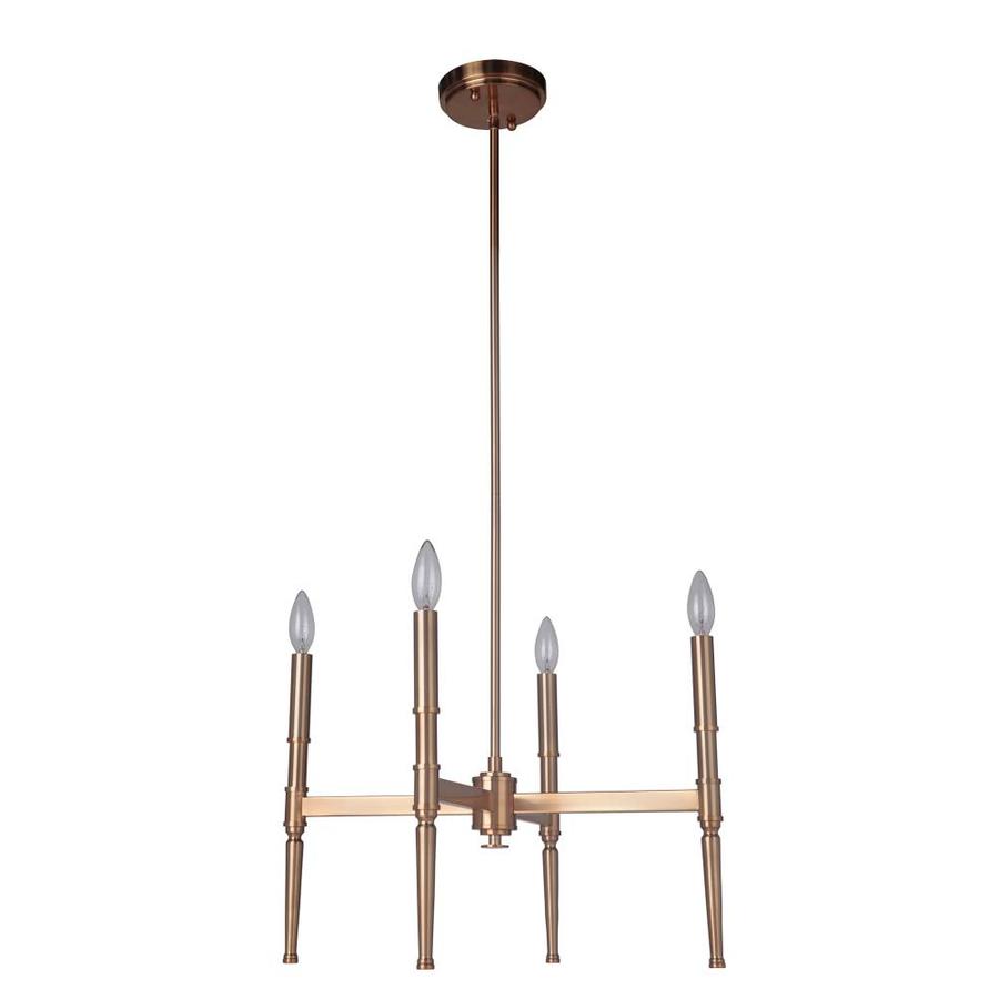 Craftmade Ella 4-Light Satin Brass Transitional Chandelier