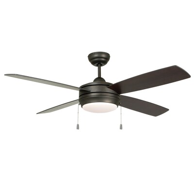 Craftmade Laval 52 In Bronze Led Indoor Ceiling Fan With Light Kit