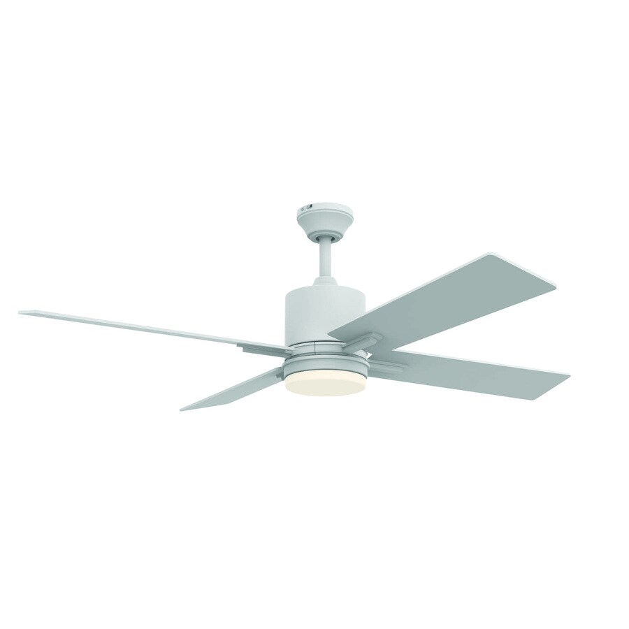 Craftmade Teana W Remote 52 In White Led Indoor Ceiling Fan With