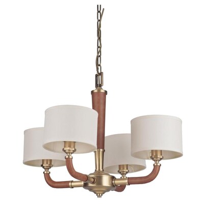 Craftmade Huxley 4-Light Vintage Brass Traditional Chandelier Craftmade Huxley 4-Light Vintage Brass Traditional Chandelier
