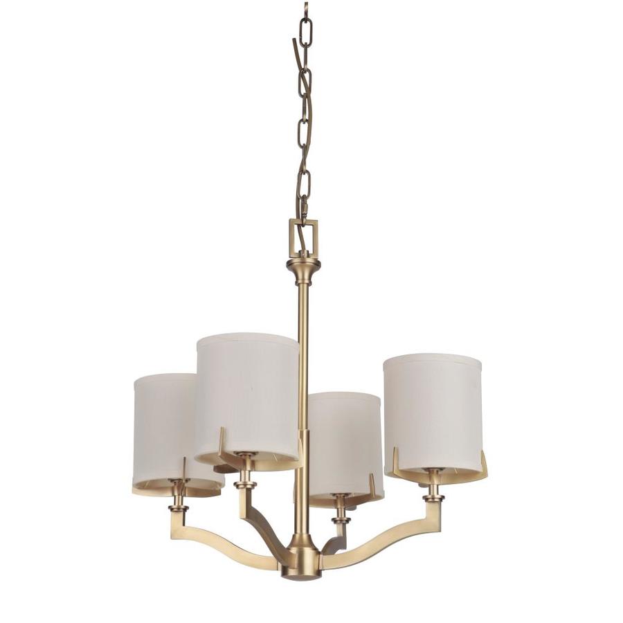 Craftmade Devlyn 4-Light Vintage Brass Transitional Chandelier