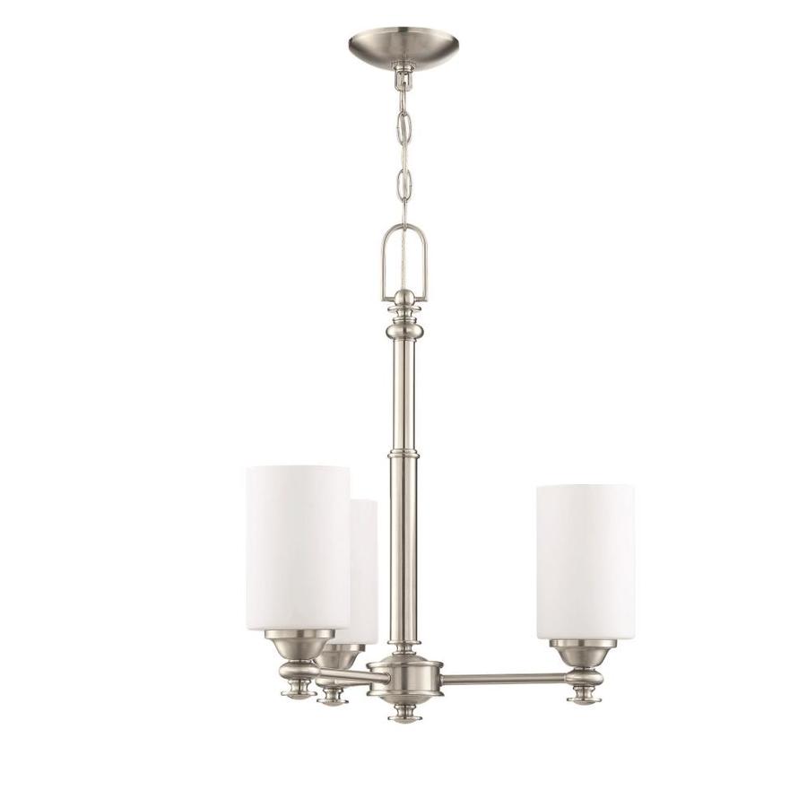 Craftmade Dardyn 3-Light Brushed Nickel Transitional Chandelier