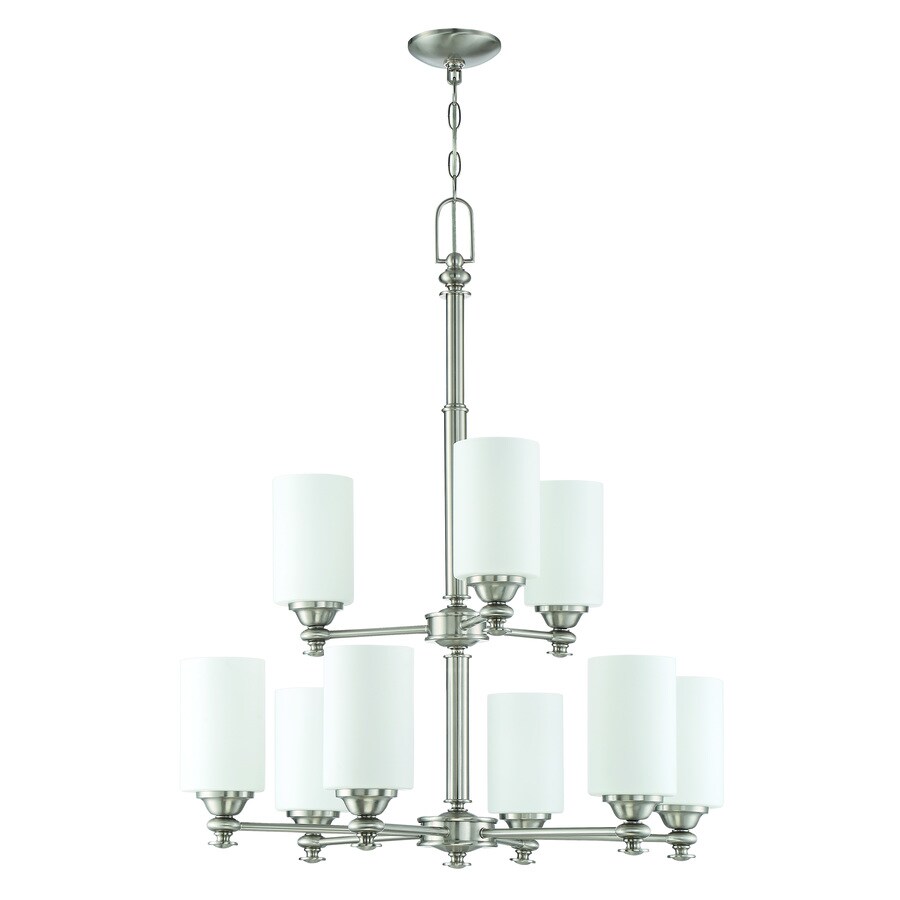 Craftmade Dardyn 9-Light Brushed Nickel Transitional Chandelier