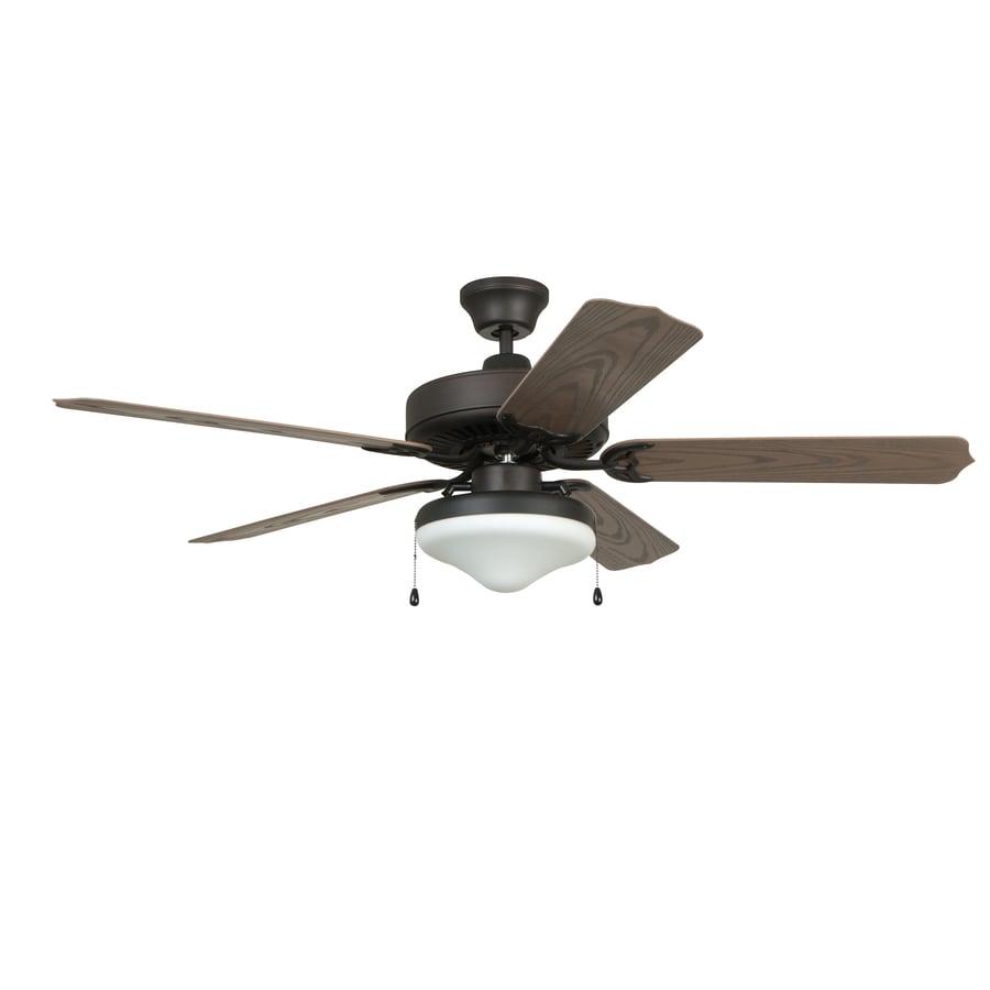 Craftmade Enduro 52-in Brushed Bronze LED Indoor Ceiling Fan with Light Kit