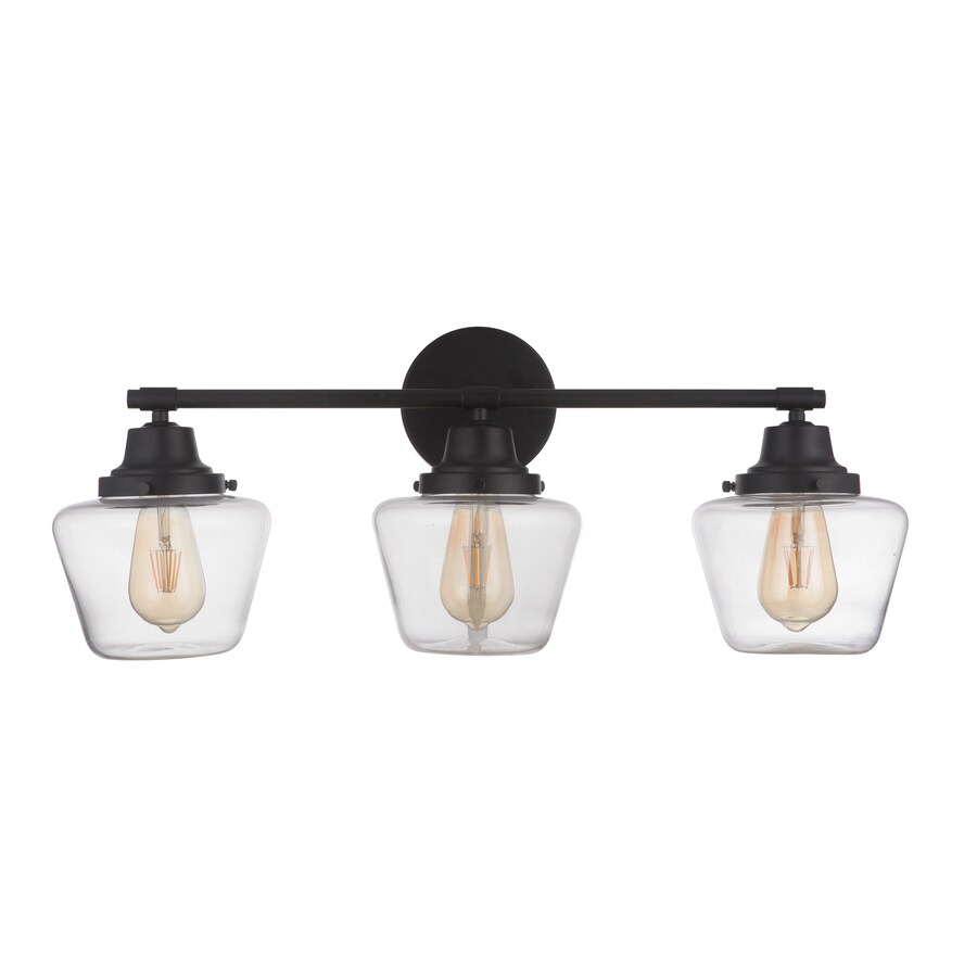 Craftmade Essex 3-Light Black Transitional Vanity Light at Lowes.com