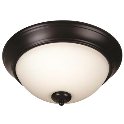 Craftmade Pro Builder 15-in White Traditional Incandescent Flush Mount Light Craftmade Pro Builder 15-in White Traditional Incandescent Flush Mount Light