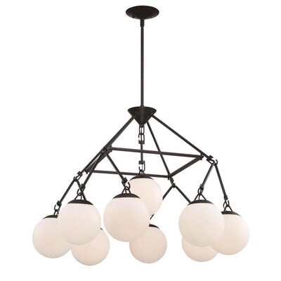 Craftmade Orion 9-Light Flat Black Modern/Contemporary Chandelier Craftmade Orion 9-Light Flat Black Modern/Contemporary Chandelier