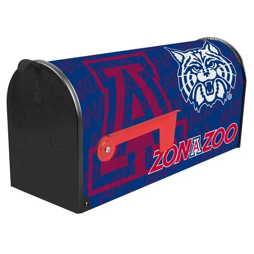 S.A.W. NCAA Metal Post Mount Mailbox in the Mailboxes department at ...