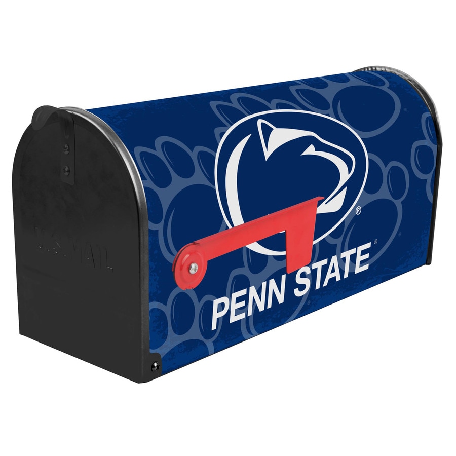 S.A.W. NCAA Metal Post Mount Mailbox in the Mailboxes department at ...