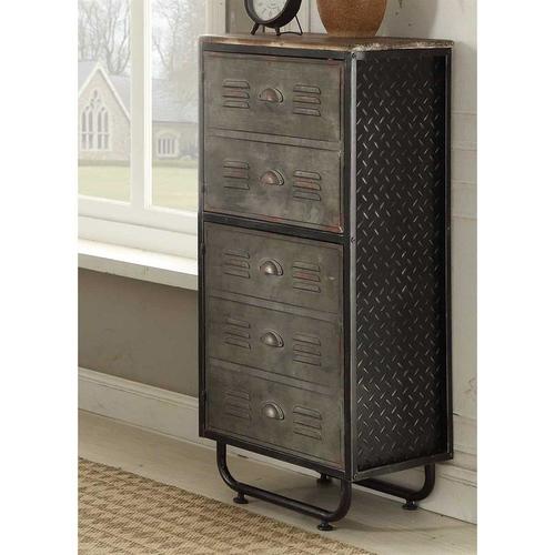 4d Concepts Locker Black Gray Metal 2 Shelf Bookcase At Lowes Com