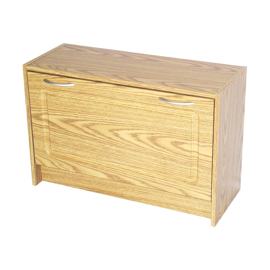 oak shoe cabinet