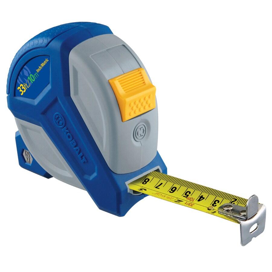 Kobalt 33 ft locking metric and sae tape measure at lowes