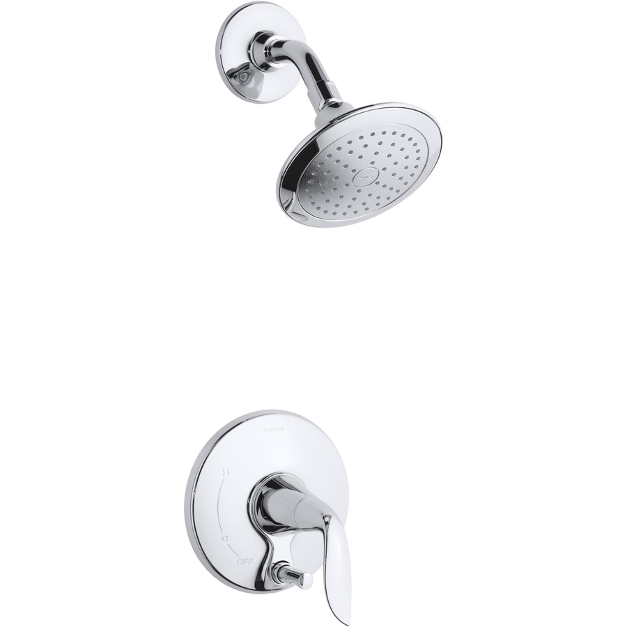 KOHLER Refinia Polished Chrome 1-Handle Bathtub and Shower Faucet at ...