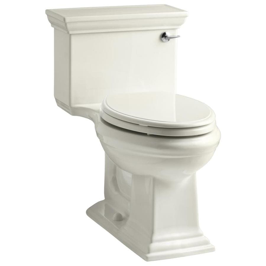 KOHLER 3813-RA-96 Memoirs Biscuit 1.28-GPF (4.85-LPF) 12-in Rough-In WaterSense Elongated 1-Piece Comfort Height Toilet