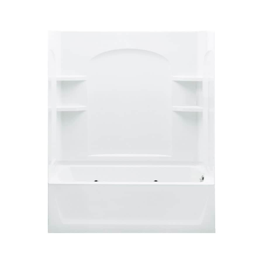 Sterling Ensemble 60in White Vikrell Oval In Rectangle RightHand