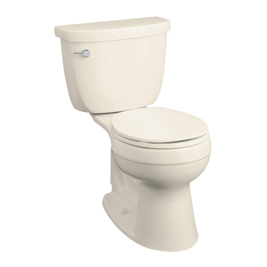 KOHLER Cimarron Almond High Efficiency Round Toilet at Lowes.com