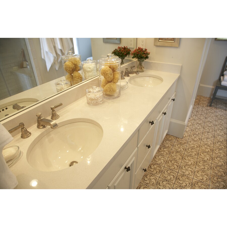 Kohler Bancroft Biscuit Undermount Oval Bathroom Sink 19 375 In X 16 8125 In At