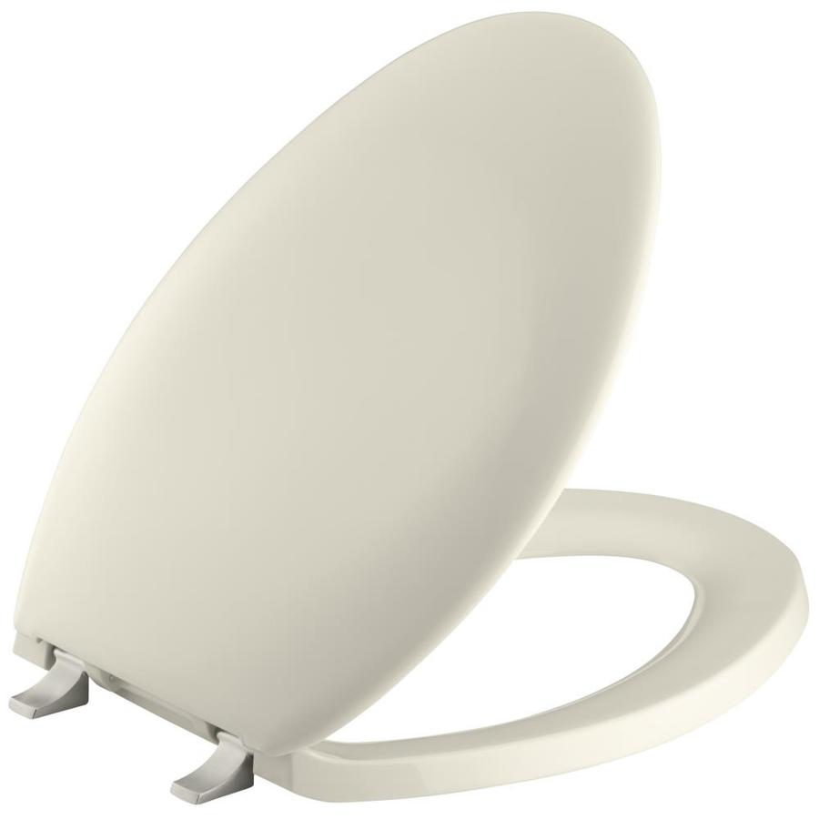 KOHLER Bancroft Plastic Elongated Toilet Seat at