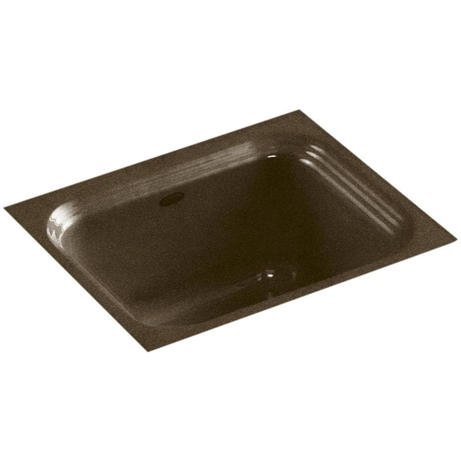 KOHLER Northland Black 'N Tan Cast Iron Dropin Commercial/Residential