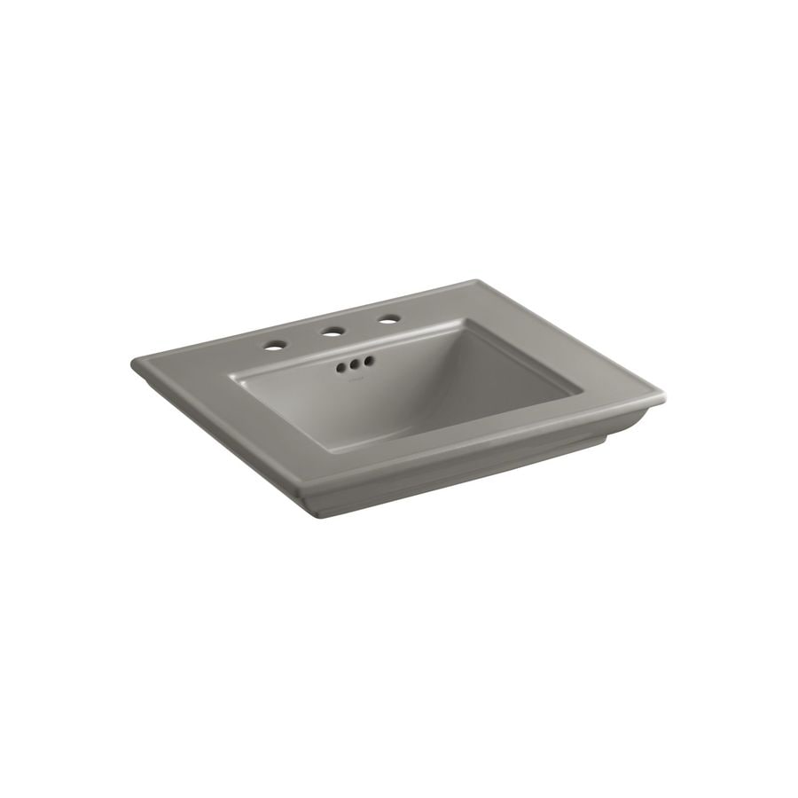 KOHLER Memoirs 24.5-in L x 20.5-in W Cashmere Fire Clay Rectangular ...