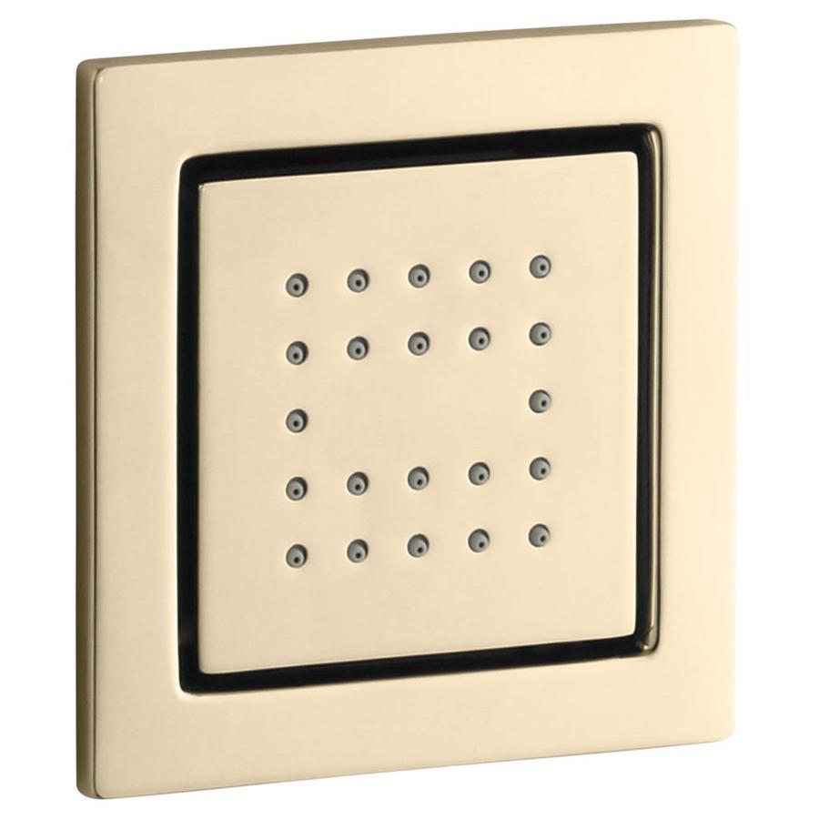 KOHLER WaterTile Vibrant French Gold 1Spray Shower Head at
