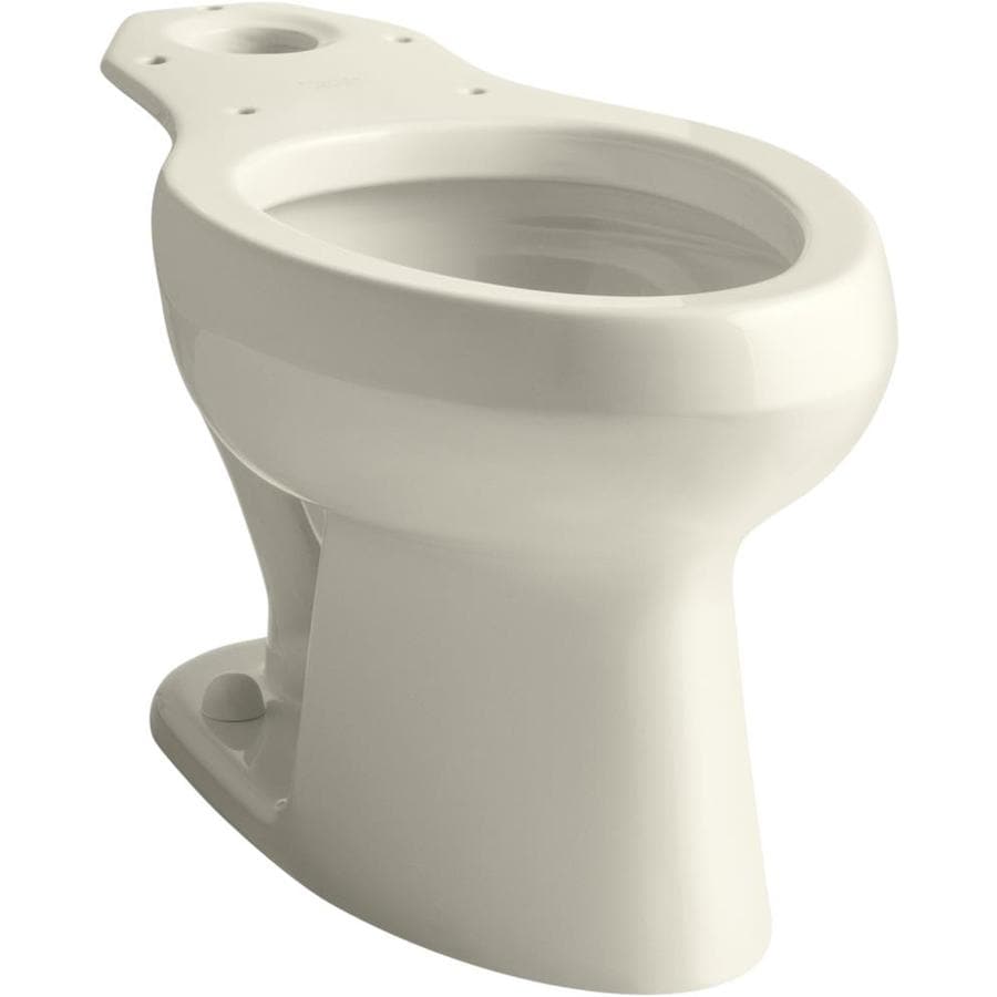 KOHLER Wellworth Almond Elongated Standard Height Commercial Toilet