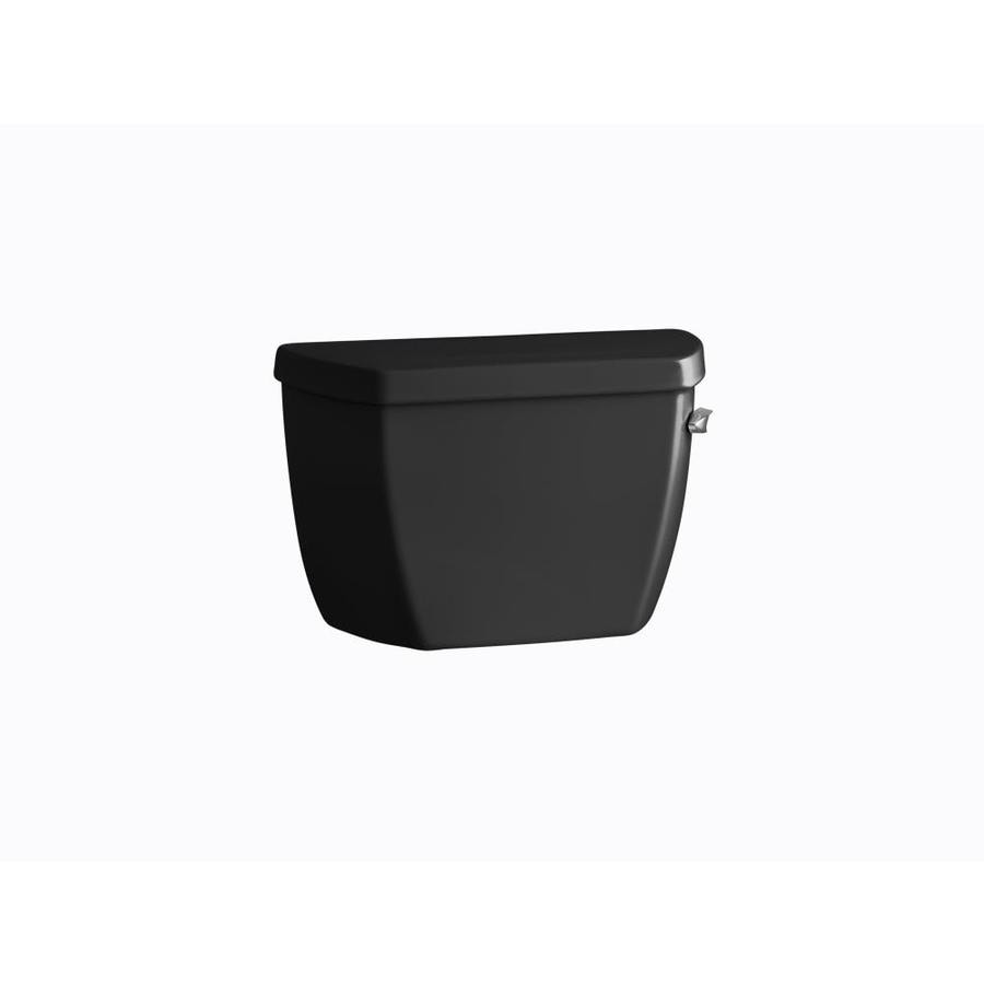 KOHLER Highline Black SingleFlush HighEfficiency Toilet Tank at