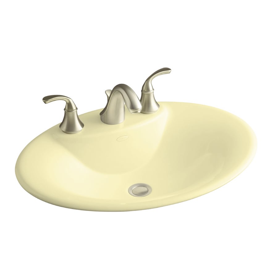 KOHLER Maratea Sunlight Cast Iron Bath Sink in the Bathroom Sinks