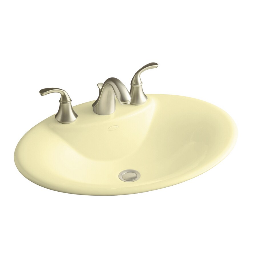 KOHLER Maratea Sunlight Cast Iron Bath Sink in the Bathroom Sinks