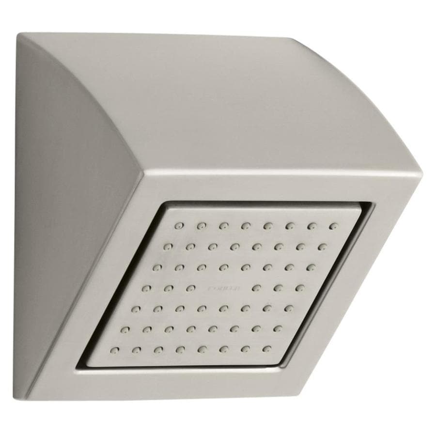 KOHLER WaterTile Vibrant Brushed Nickel 1Spray Shower Head at